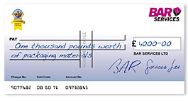 Giant Novelty Cheque