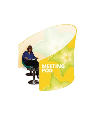 Formulate meeting pod - how to create space on an exhibition stand