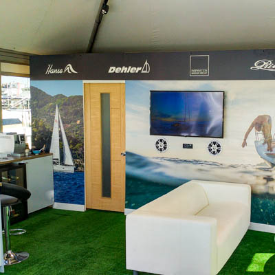 Southampton boat show exhibition graphic design and printing