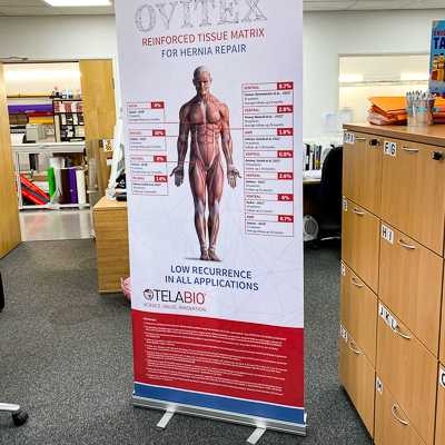 Roller banner printing for Exhibitions