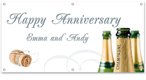 anniversary vinyl banner