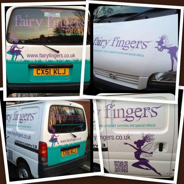 Van graphics designed and fitted